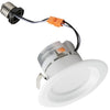 LED Recessed Lighting Retrofit Kit 4" 3000K Smooth Bezel