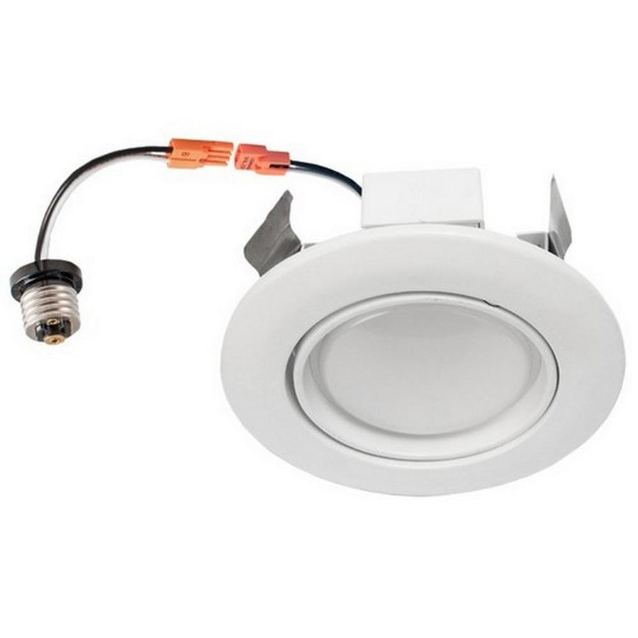 LED Gimbal Recessed Lighting Retrofit Kit 4" 3000K